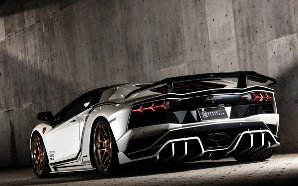 

Applicable to Lp740 Lamborghini / 740s Modified Front and Rear Lip Skirt Tail