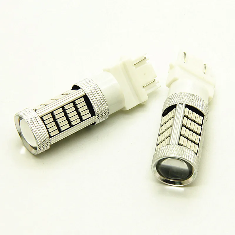 2 шт. 3157 T25 3056 3156 3057 светодиодные фонари заднего хода светильник 92-SMD 1000 Lm 6000K