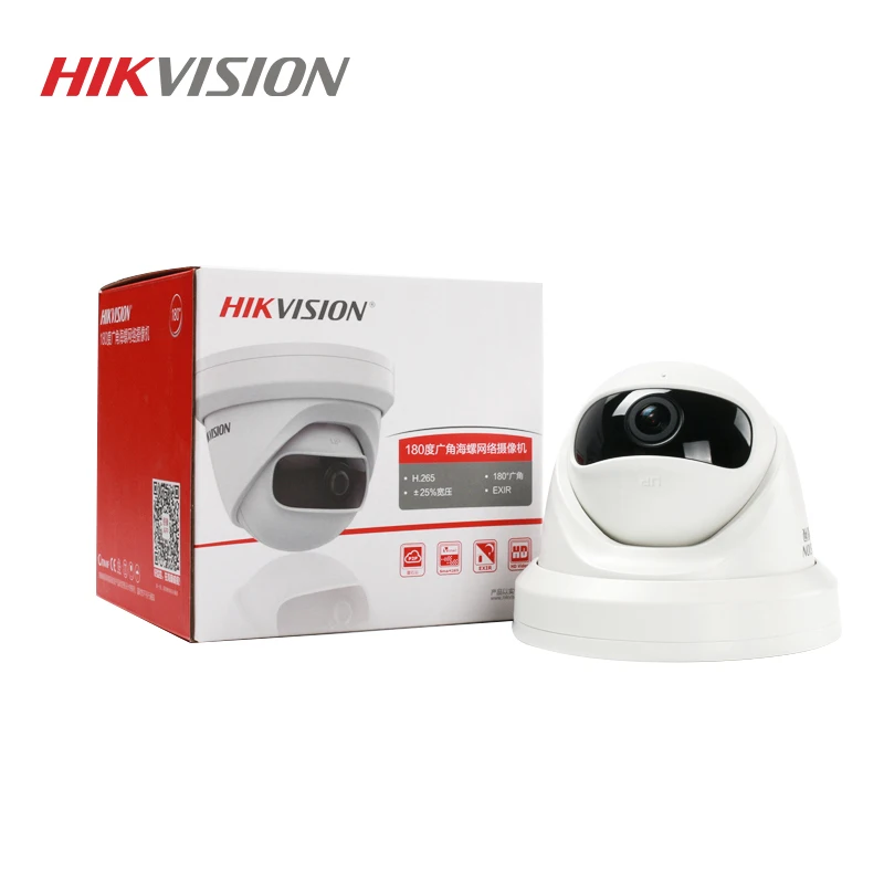 HIKVISION DS 2CD3345P1 I китайская версия широкоугольная купольная IP камера 180 градусов 4 МП