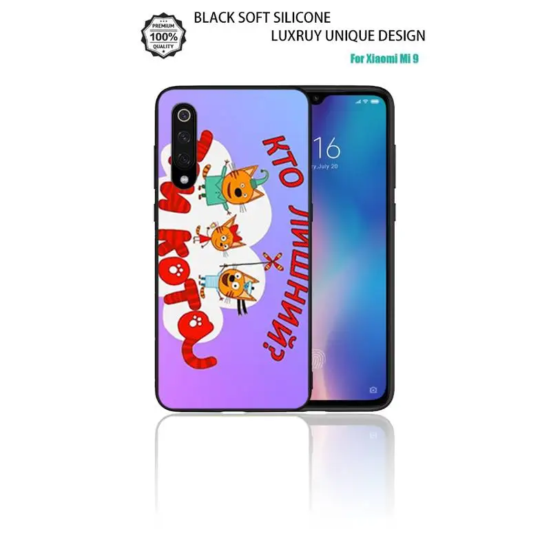 

Russia cartoon Kid E Cats poster case coque fundas etui for xiaomi note max mi 3 7 8 9se Redmi 7 7a 8 8t 10 pro lite cases cover