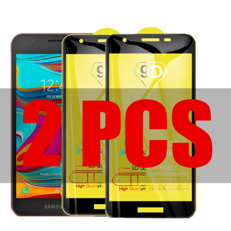 

2Pcs 9D Glass For Samsung Galaxy A2 Core SM-A260F Protective Glass for Samsung A2 A 2 Core A2Core A260F 5.0" Screen Protector