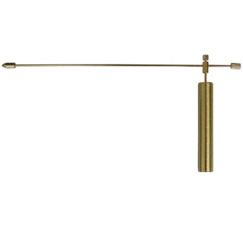 

Reiki Ghost Hunting Dowsing Divining Rod Chakra Amulet Dragon Rule Energy Tower Pyramid Brass feet water pulse detection rod