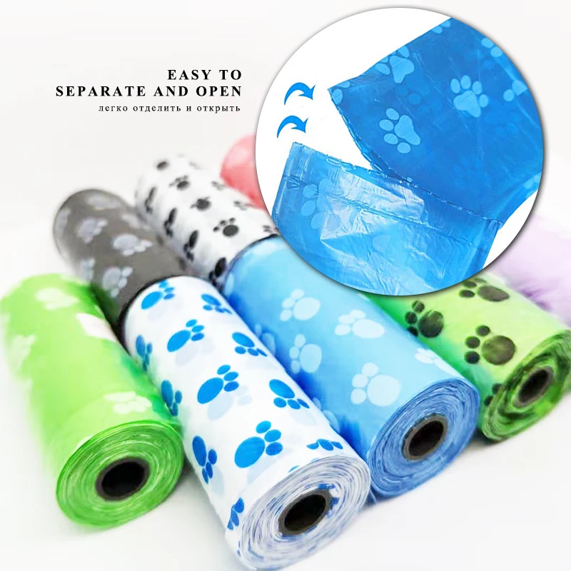 Пакеты для выгула домашних животных разлагаемые мешки мусора 50 рулонов 150 шт. |
