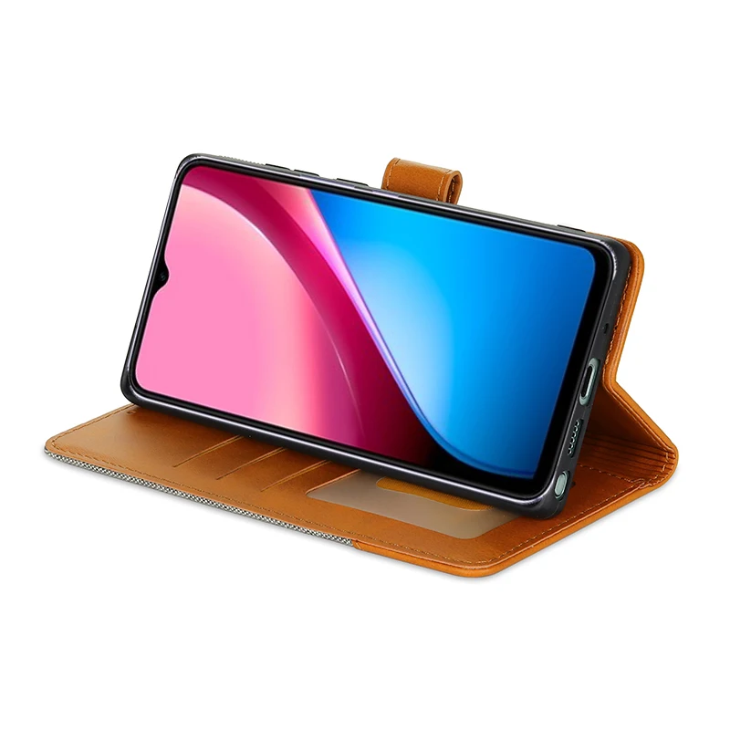 luxury fabric wallet flip case for infinix hot 10i x659b helio p65 g70 phone cover for infinix hot 10i x658e helio g25 capa etui free global shipping