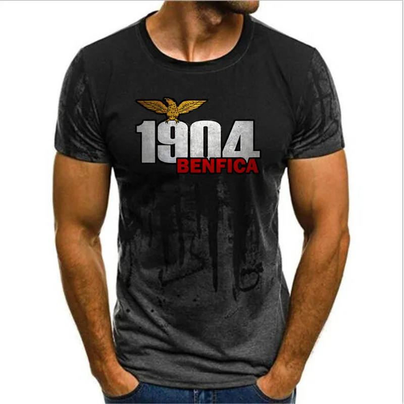 Новое поступление мужской женской одежды с коротким рукавом модная футболка BENFICA