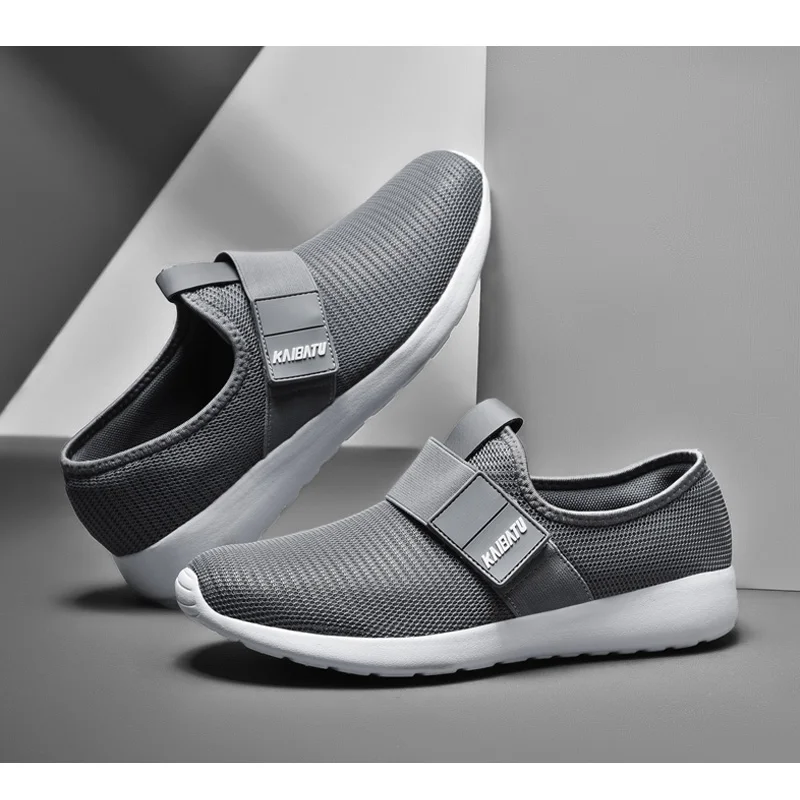 Большой Размеры унисекс кроссовки Для мужчин повседневная обувь слипоны дышащая