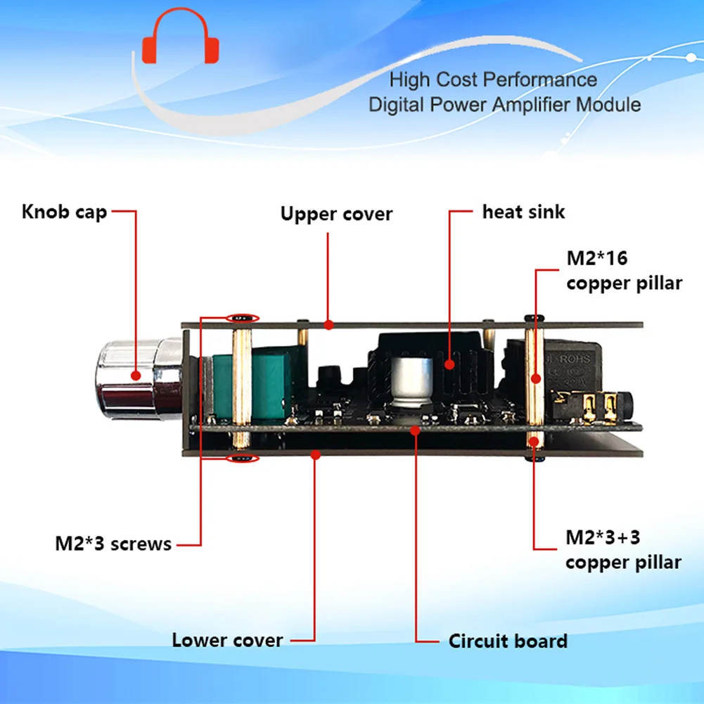 ZK-MT21 2x50 Вт + 100 2 1 канальный цифровой усилитель мощности с сабвуфером плата AUX 12 В 24