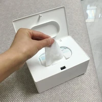 desktop sealed wet tissue storage box household dust proof wet tissue holder with lid baby wipes paper storage box holder