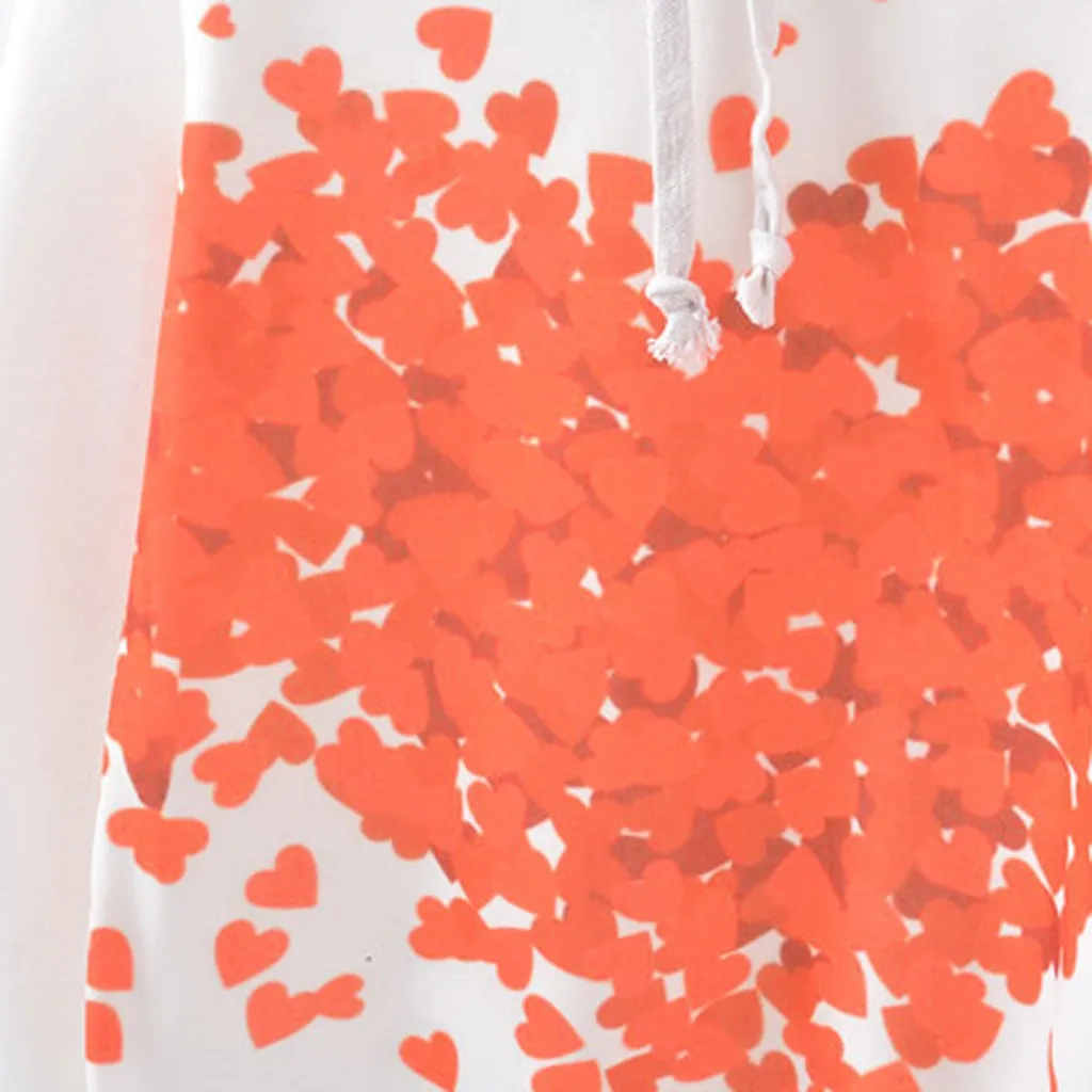 Женские толстовки с капюшоном 2019 Женская толстовка длинным рукавом и принтом Love