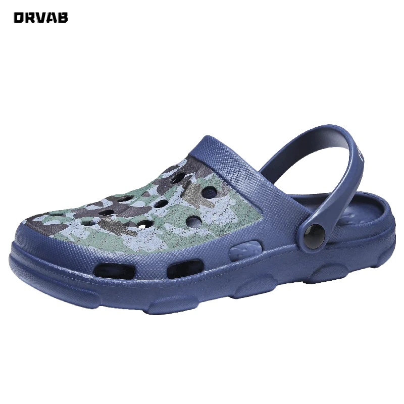 Mens Sandals Summer Classic Slip-On Breathable Hole Shoes Soft Comfortable Beach Men Gladiator Flat Casual | Обувь