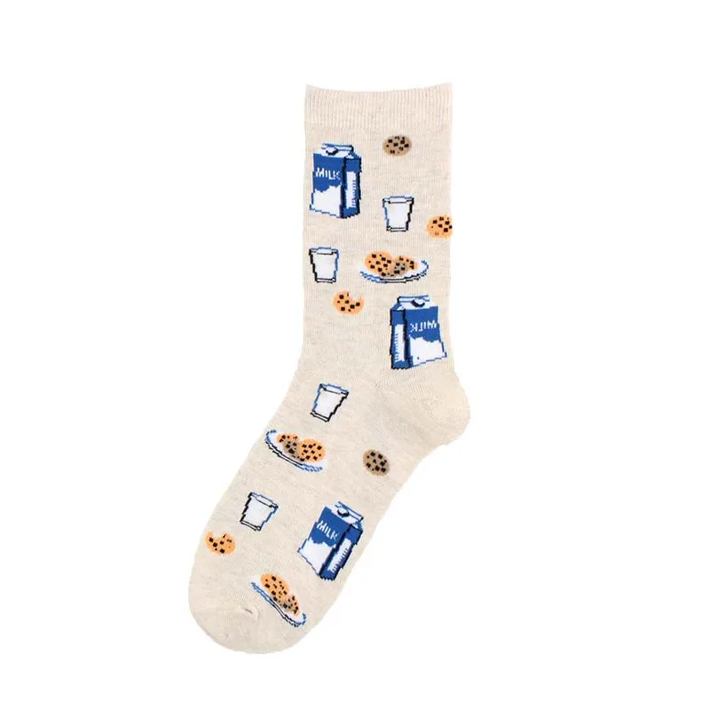 Смешные носки [EIOISAPRA] в стиле хип хоп цветные Харадзюку С мультяшными собаками