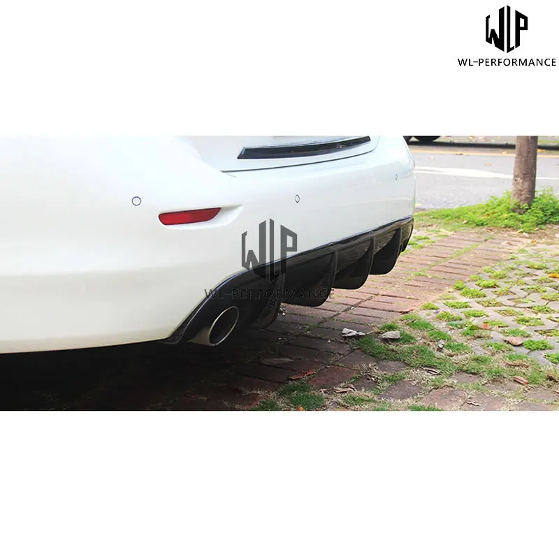 Q50 высококачественный диффузор заднего бампера из углеродного волокна