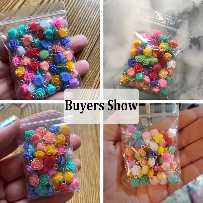 Подвески-шармы для ювелирных изделий женские фиолетовые синие с эмалью красная