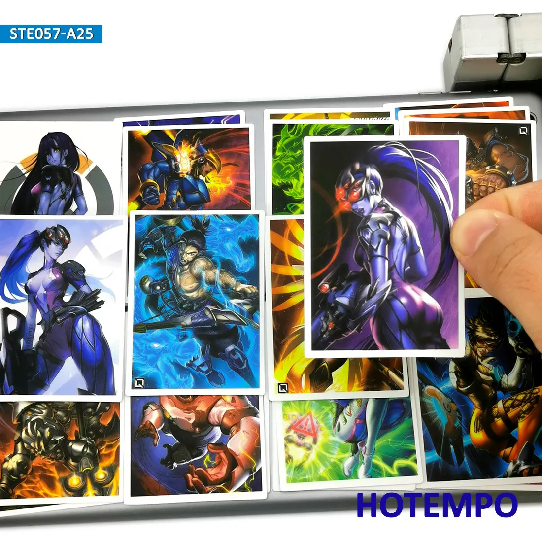 25 шт. хит игра постер наклейка наклейки Widowmaker DVA Lena Hanzo мобильный телефон ноутбук