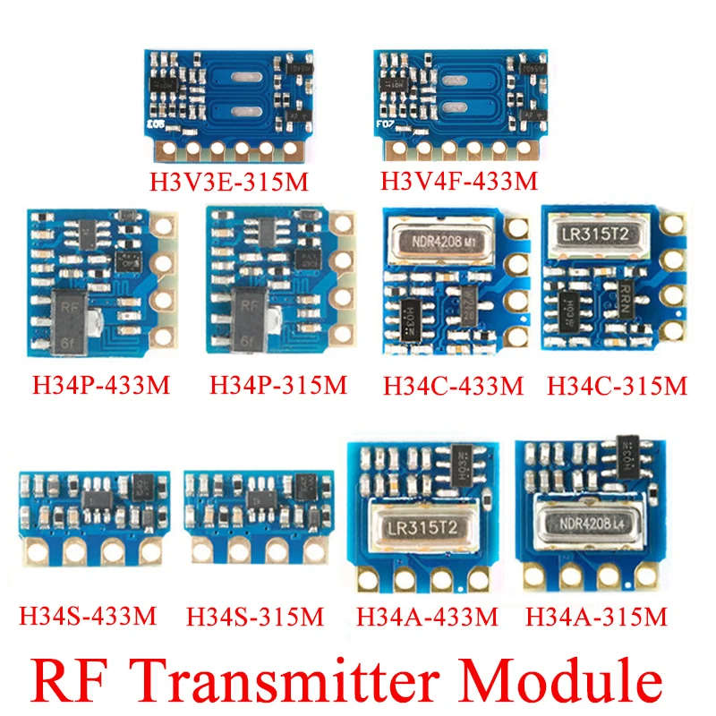 433 МГц 315 модуль радиочастотного передатчика передачи беспроводной пульт
