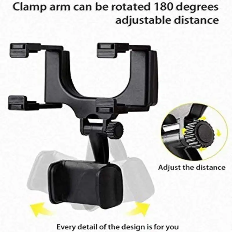 

Car Rearview Mirror Phone Holder Holder Universal Air Vent Mount Mobile Support Smartphone GPS Stand For iPhone Phone In Car Bra