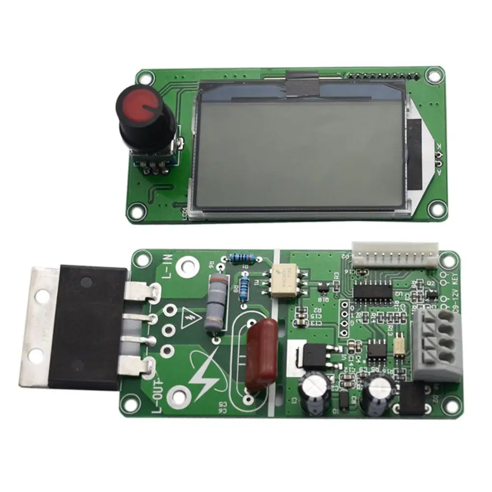 MeterMall 100A/40A цифровой ЖК-дисплей двойной импульсным кодером машины для точечной