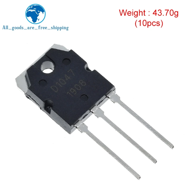 5PCS 2SD1047 TO-247 D1047 TO-3P POWER TRANSISTORS new and original IC | Электронные компоненты и принадлежности