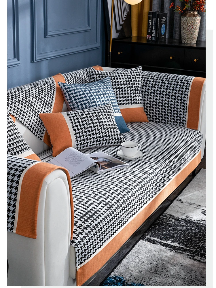 

New Chenille Cover For Sofa Non-slip Sofa Cover Sofa Towel Couch Cover Seat Cover for Living Room Corner Sofa Towel
