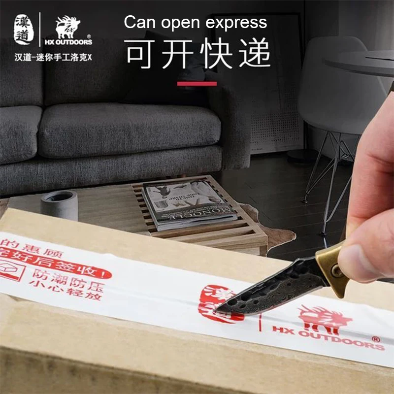 Ручной Мини-нож из дамасской стали Hando карманный многофункциональный Подарочный