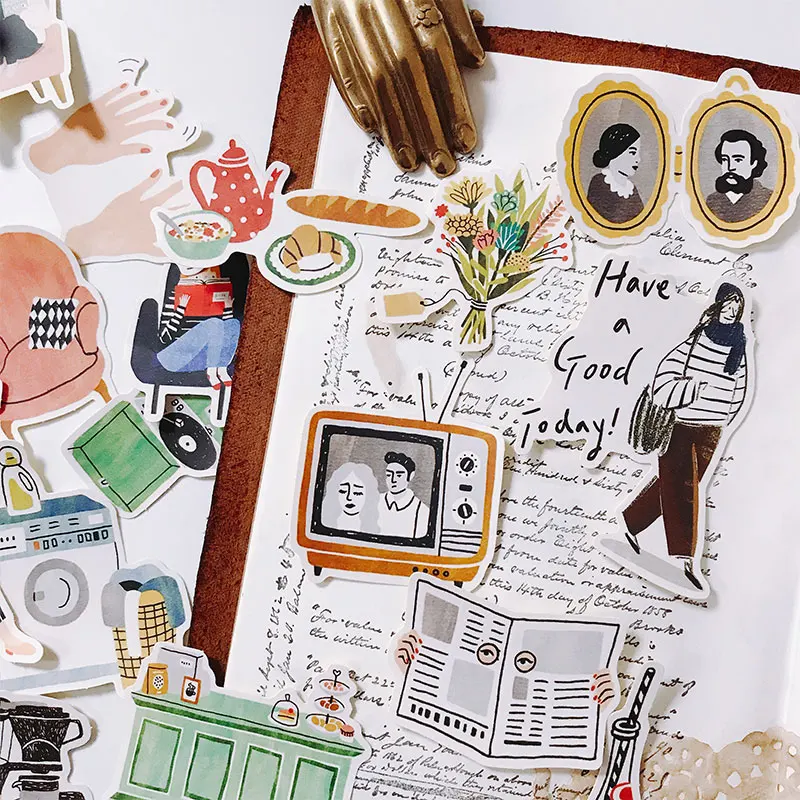 23 шт./пакет есть хороший сегодня домашняя жизнь стикер набор для скрапбукинга