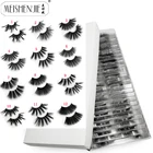 Накладные ресницы из норки, модные натуральные мягкие густые длинные ресницы для макияжа, 25 мм