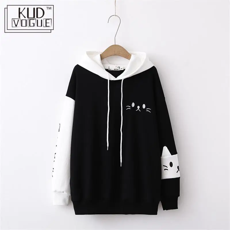 Новинка 2020 японская одежда в стиле Харадзюку с изображением аниме кошки и