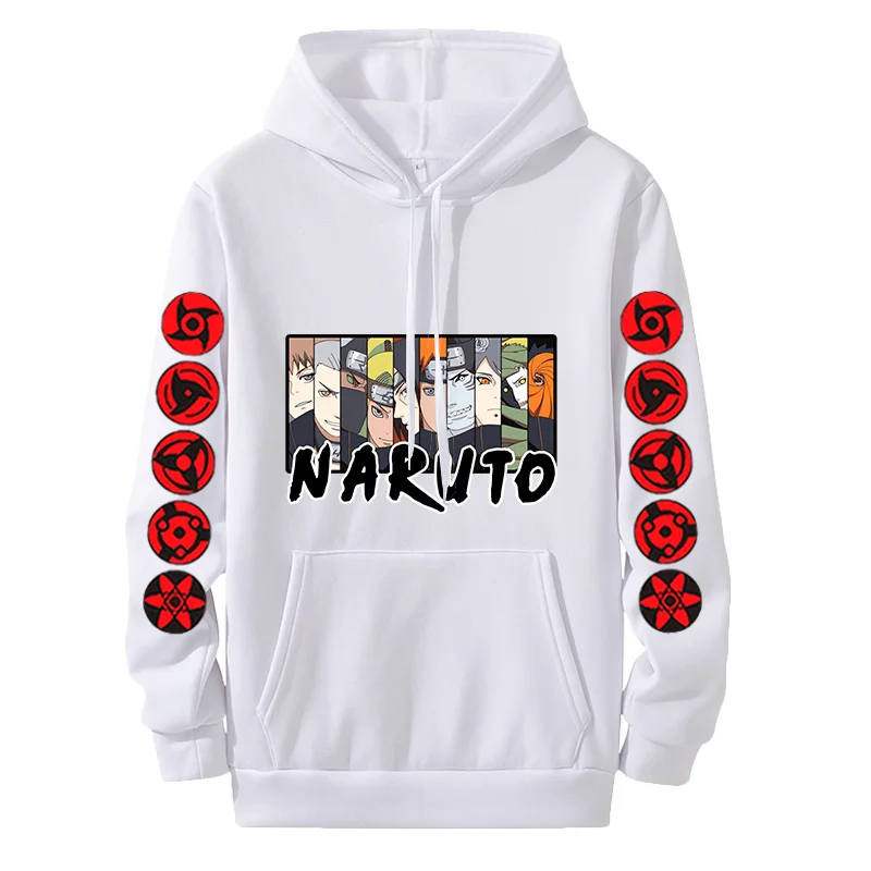 

Sudadera de Anime de gran sudadera con capucha de Akatsuki, Sakura, Kakashi, Sasuke, Hinata, Hyuga