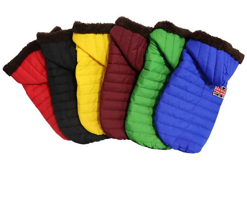 Куртка для собаки зимняя теплая с милым принтом | Дом и сад