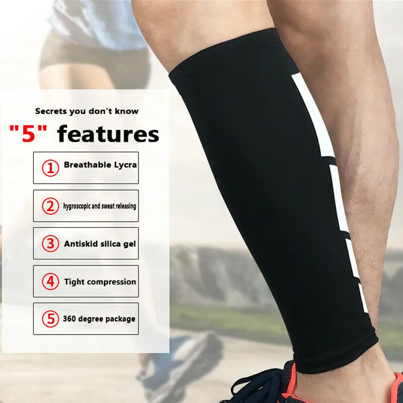 Наколенники компрессионные унисекс спортивный бандаж для бега сверхпрочная