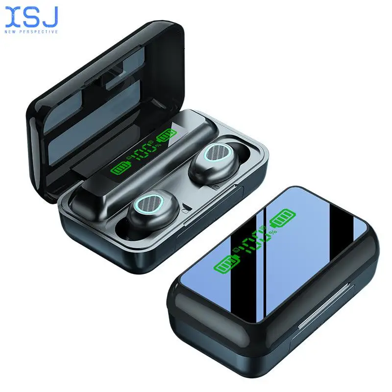 

Tws Is Suitable for Apple Android High-Fidelity Wireless Bluetooth Headset Mirror Led Digital Display Sports Mini Touch Binaural