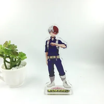 12 Аниме My Hero Academy брелок Midoriya Izuku Ochaco Uraraka Bakugou Katsuki Todoroki Shoto Милый Забавный акриловый брелок для ключей - Цвет: 12