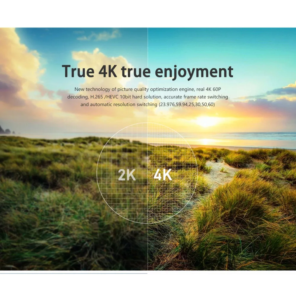 Приставка Zidoo Z9s 4K для Smart TV ОС Android 7 1 NAS 2 Гб DDR 16 ГБ eMMC медиаплеер HDR приставка