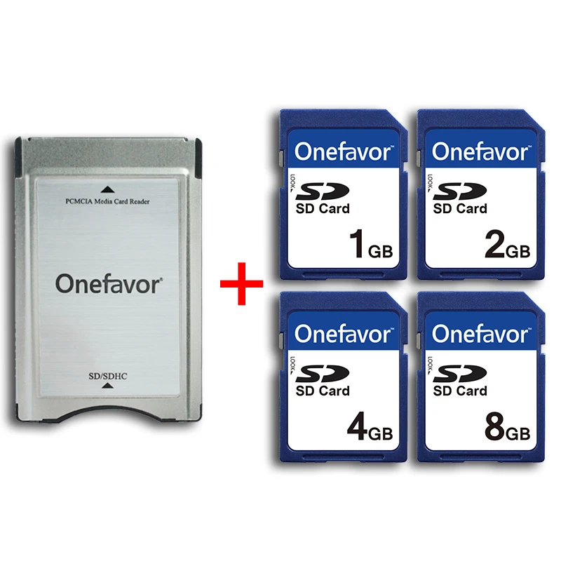1 Гб 2 ГБ 4 8 карта памяти с адаптером onefavor PCMCIA SD кардридер для Mercedes Benz MP3