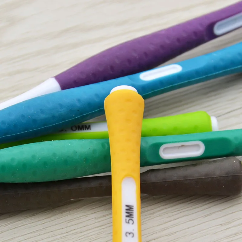 8 шт. Крючки Комплект ABS ручкой Вязание Вышивка крестом иглы комплект DIY