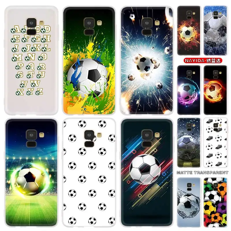 Чехол для телефона Samsung Galaxy J6 J8 J5 J7 J4 Plus 2018 2016 2017 EU Prime Pro CORE Cover Star Football Soccer Ball on