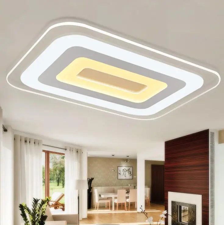 Поверхностного монтажа современные светодиодные потолочные лампы для гостиная