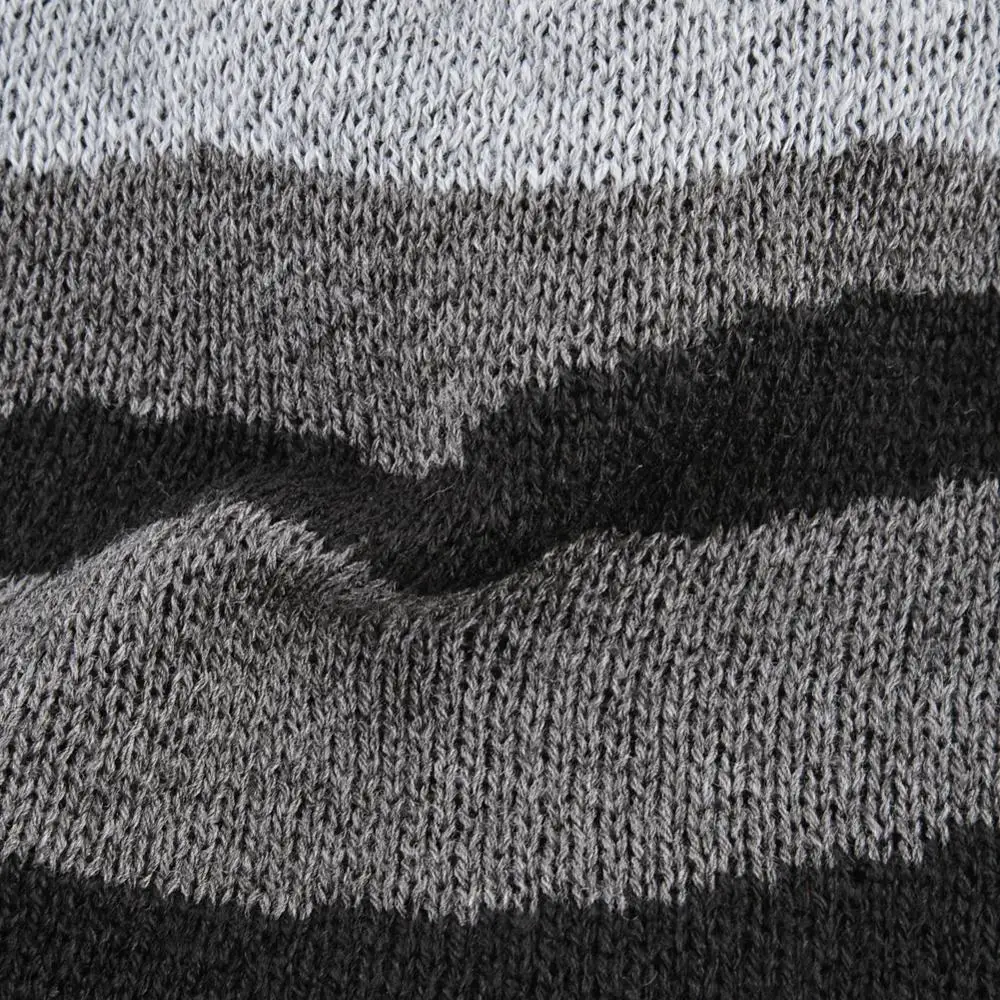 Зимние теплые облегающие шапки мужская вязаная шапка в цветную полоску уличная