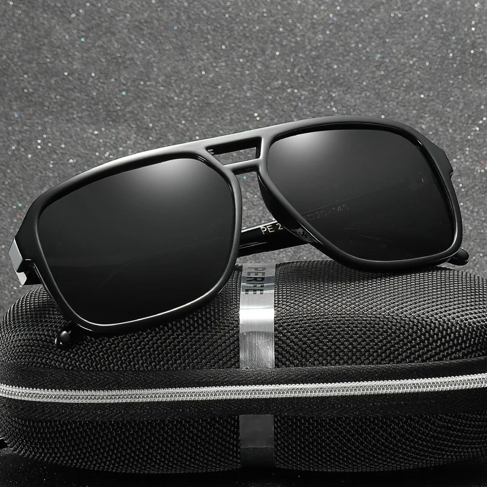 Брендовые Дизайнерские мужские солнцезащитные очки поляризационные для