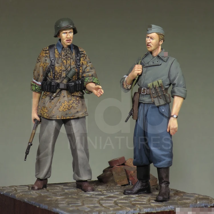 

1/35 Polish Home Army, Assault Squad, 1944, Resin Model Soldier GK, Warsaw Uprising, Unassembled and unpainted kit