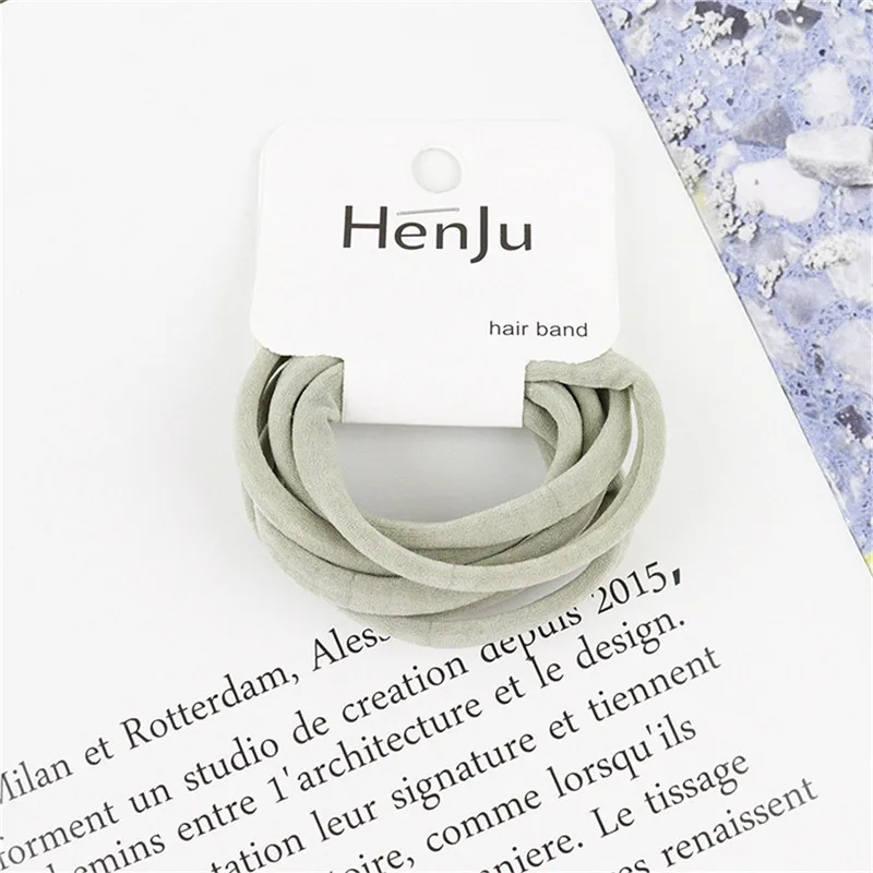 6 шт. парикмахерские инструменты черная резинка для волос