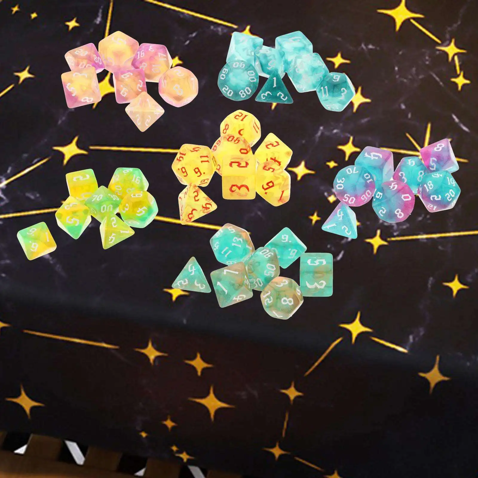 7 шт. набор костей для вечевечерние | Спорт и развлечения