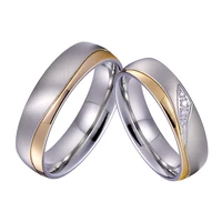 alliance mens wedding rings anniversary womens jewelry gold silver color his and hers matching marriage couple ring set