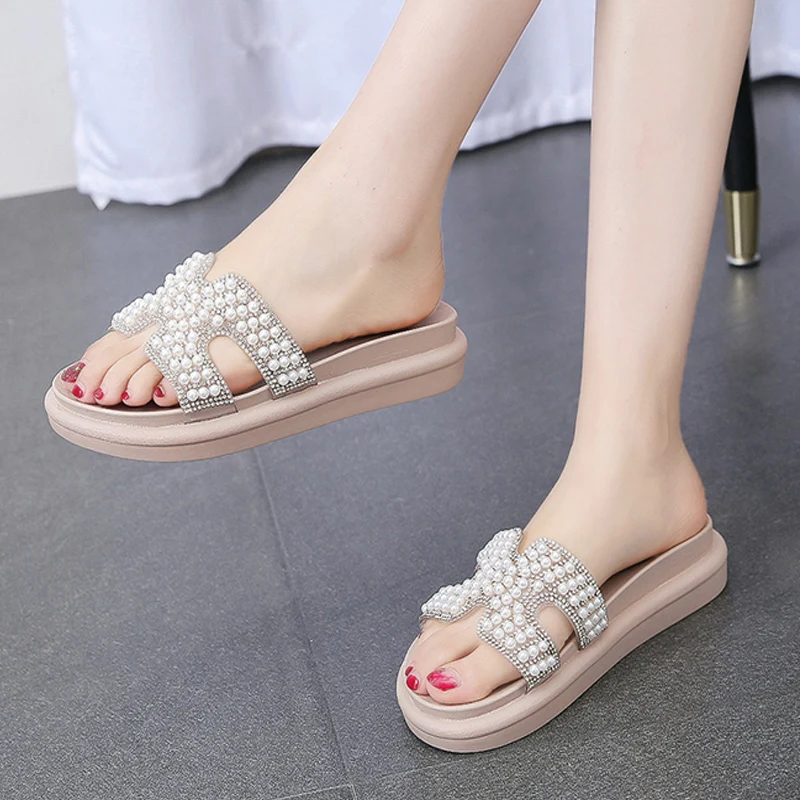 Туфли женские летние со стельками обувь для ног Rhineston OpenToe женщин | Обувь
