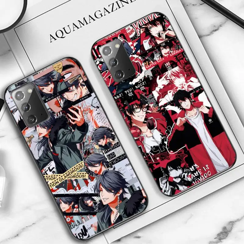 

YNDFCNB Anime Hypnosis Mic Phone Case for Samsung Note 5 7 8 9 10 20 pro plus lite ultra A21 12 72