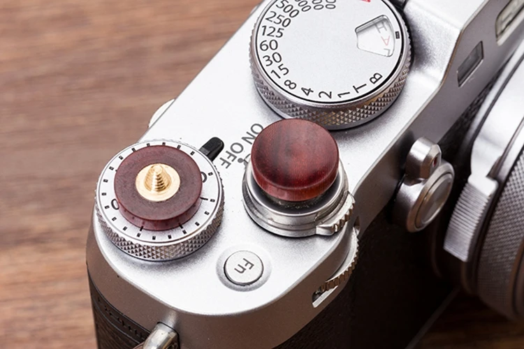 Деревянная вогнутая поверхность кнопка спуска затвора для Fujifilm X100F XT30 20 XPRO2XE3 M10P Fuji X100F