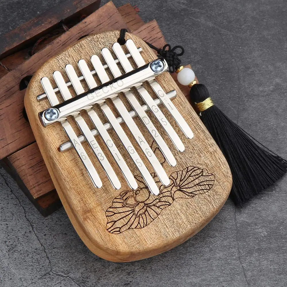 GECKO 8 клавиш пальчиковая Kalimba большой палец пианино портативная клавиатура для