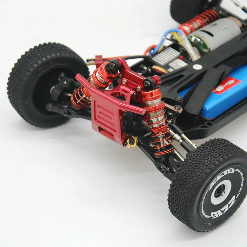 

LC RACING 1/14 EMB-DTH RC Car Off-Road Desert Metal Upgrade Parts Front And Rear Shock Absorber Plate Bumper Set