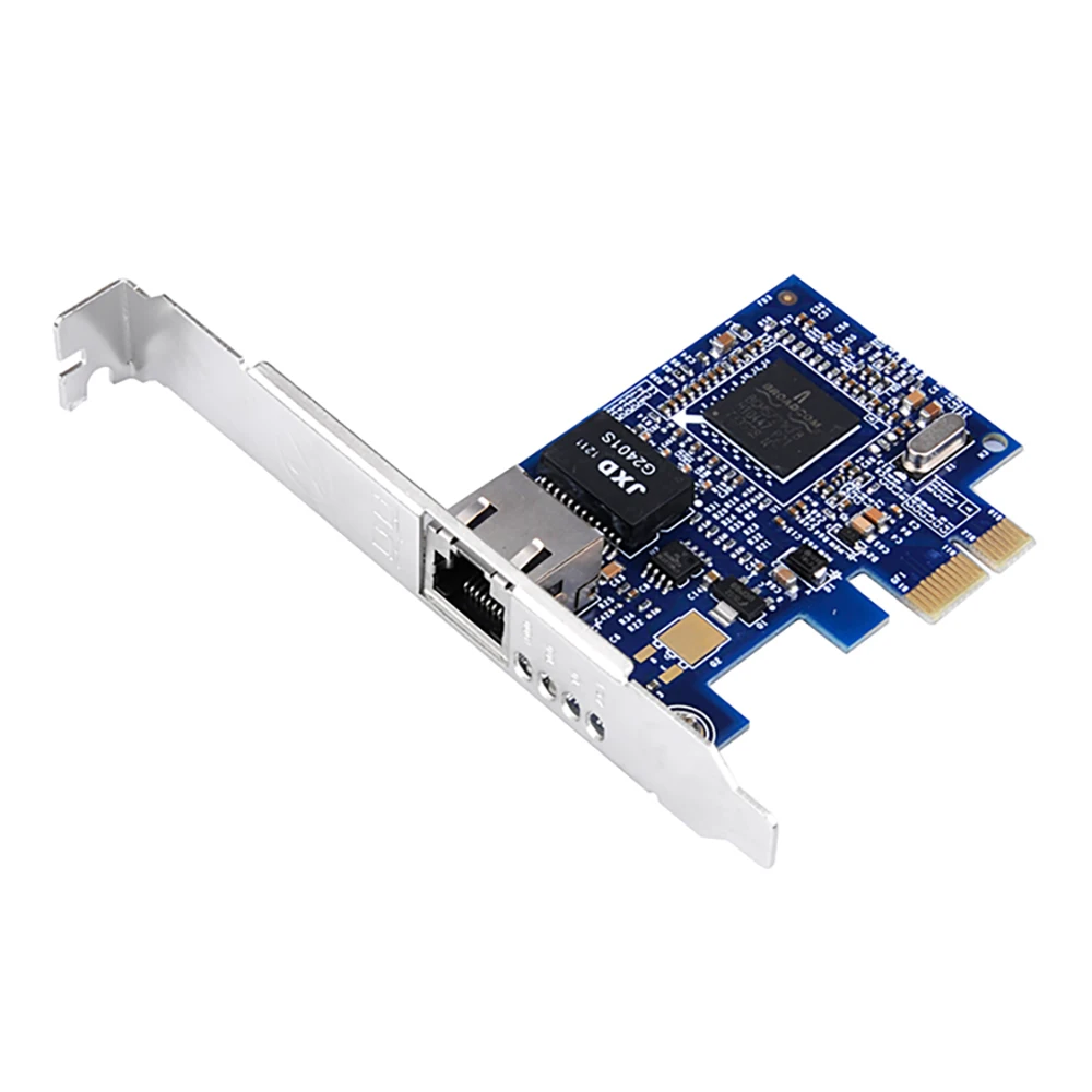Новая сетевая карта Broadcom NetXtreme BCM5751 Gigabit Desktop PCI express 10/100/1000M e Mini Card NIC|Компьютерные