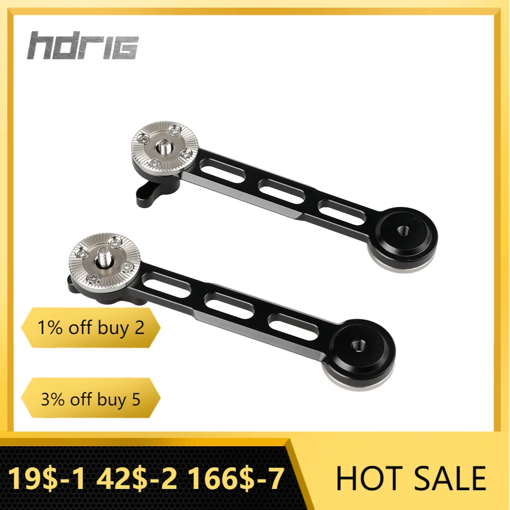 

HDRIG 1 пара НАТО рельсовая розетка удлинитель с интегрированной НАТО безопасной рельсой для ARRI стандартные розетки устройства камера клетка